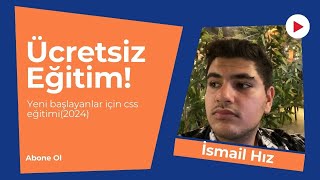 3 HTML ve CSS ile Basit bir proje yapalım [upl. by Eiaj690]