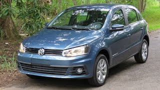 Novo Gol 2017 Comfortline 10  teste consumo detalhes  wwwcarblogbr [upl. by Anelrahc]