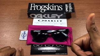 Oakley Frogskins  Kacamata High Definition Optic 1 [upl. by Neelac880]