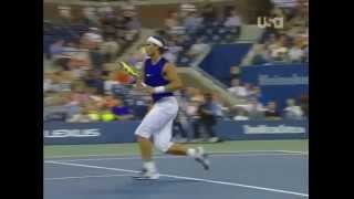 Nadal US Open 2005 [upl. by Yenrab]