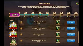 Spring skins and Ode to Beauty quest completing ideas and planning shop preferences timeline [upl. by Aklog]