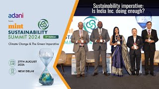 Sustainability Imperative Is India Inc Doing Enough  Panel Discussion at Mint Summit [upl. by New]