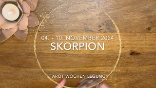 SKORPION ♏️ quotIHR HAUT MICH SCHON WIEDER UMquot Skorpion 04  10November 2024 Tarot [upl. by Maletta]