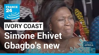 Simone Ehivet Gbagbos new party Former Ivorian first lady launches own opposition party [upl. by Klusek]