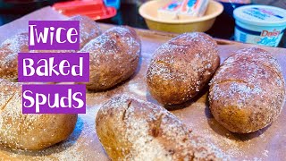 Twice Baked Potatoes  Meal Prep [upl. by Airekal]