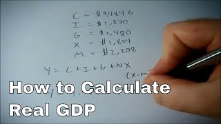 Calculating Real GDP savings and net taxes [upl. by Anirret]