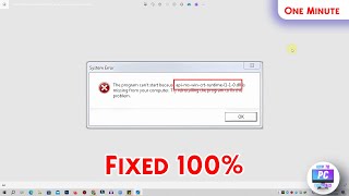 how to FIX apimswincrtruntimel110dll is missing windows 1011  Hindi [upl. by Jarret566]