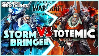 Stormbringer VS Totemic  Enhancement Hero Talents  The War Within [upl. by Grider]