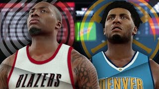 NBA 2K17 MyCAREER  1st Game as a Starter Damian vs Shawn BATTLE [upl. by Ynattirb636]