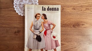 ASMR  1950s Vintage Magazine Flip Through  whispering paper sounds tracing [upl. by Bunny]