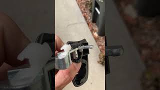 Fixed broken car door handle with a soldering iron [upl. by Loveridge804]