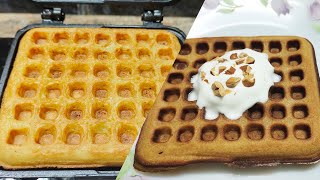 Crispy Waffle Recipe in Tamil  simple ingredients neemtreekitchen [upl. by Asp]