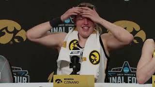 Iowa National Championship Postgame Press Conference  2023 NCAA Tournament [upl. by Laup237]