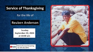 Service of Thanksgiving for the Life of Reuben Anderson [upl. by Brooks674]