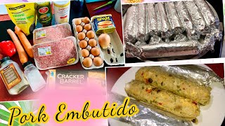 Pork Embutido Recipe  WinterpegAngel [upl. by Darelle474]