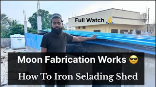 How To Iron Selading Shed  Iron Shed  Moon Fabrication Works  iron welder [upl. by Lang232]