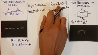 Two Resistors in series and parallel part 1 [upl. by Amles134]