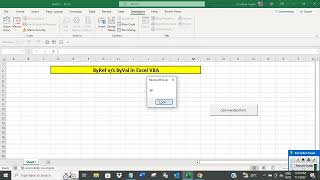 ByRef vs ByVal in Excel VBA [upl. by Ribaudo777]