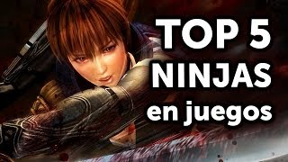 Top 5  Ninjas en videojuegos [upl. by Coshow]