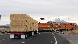 Montague Grenada Rd Railroad Crossing Montague CA [upl. by Abell56]