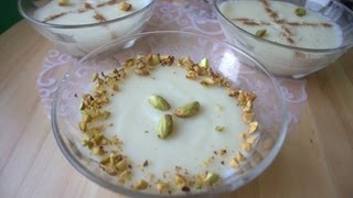 mhalbi  creme au riz dessert algerien pour ramadan [upl. by Irafat]