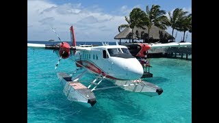 The W Resort Maldives  Seaplane Transfer to Male Airport Maldives [upl. by Ennaid]