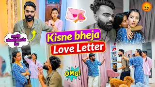 Love Letter Prank on Husband 😮 Hungama ho gaya [upl. by Anuahsal]