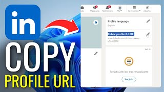 How to Copy LinkedIn Profile URL  Full Guide [upl. by Aphrodite]