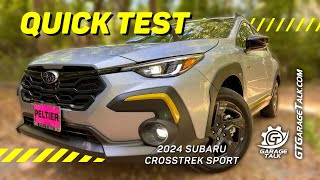 2024 Subaru Crosstrek Sport Quick Tour amp Drive [upl. by Airdnaz]