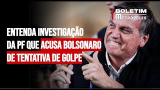 Entenda a investigação da PF que acusa Bolsonaro de tentativa de golpe [upl. by Ayatahs]