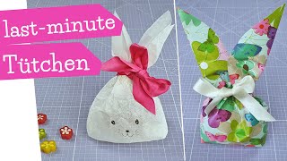 lastminute Geschenkverpackung Ostern  Ostergeschenk Verpackung Papiertüte DIY Anleitung mommymade [upl. by Sirak]