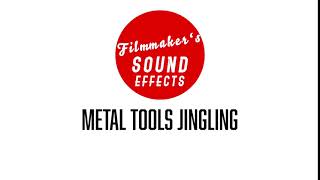 Metal Tools Jingling  Useful Every Day’s Sounds  Filmmakers Sound Effects [upl. by Sire595]