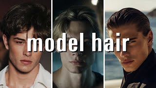 full male model hairstyle tutorial no bs guide [upl. by Ydnas55]