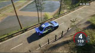 EASportsWRC  Time Trial  Japan  Habucho  Impreza 2001 with CoDriver Zundamon [upl. by Yornek170]