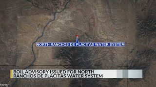 Boil water advisory issued for North Ranchos de Placitas water system [upl. by Slemmer864]