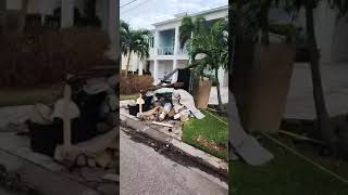 Day before Hurricane Milton to arrive Video walking through Belleair Florida Neighborhood [upl. by Ynor821]