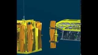 Oceaneering  DTS Strake installation Tool [upl. by Gertrude]