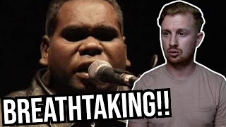 Geoffrey Gurrumul Yunupingu  Wiyathul Live  AUSTRALIAN MUSIC REACTION [upl. by Tnomal]