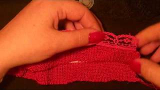 stricken Strumpfband  knitting garter belt [upl. by Eseerahs]