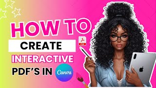 How to Create an Interactive PDF in Canva canvatutorial canva canvahacks [upl. by Leakcim643]