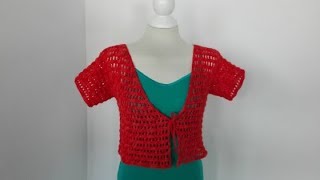 Como hacer chaqueta a crochet [upl. by Aneled53]