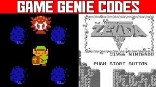 5 Cool Cheat Codes for The Legend Of Zelda  Game Genie Codes [upl. by Neelloc]