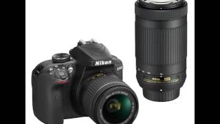 Review Nikon D3400 w AFP DX NIKKOR 1855mm f3556G VR amp AFP DX NIKKOR 70300mm f4563G ED [upl. by Sivaj]