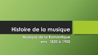 Musique de la période romantique [upl. by Pournaras]