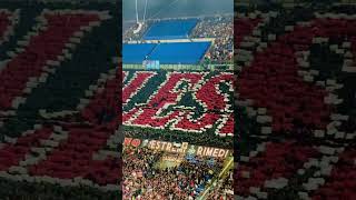 MilanLiverpool la coreografia della Curva Sud di San Siro [upl. by Dat]