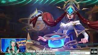 REAGINDO A SONA ASTROMANTE GWEN TALON E HEIMERDINGER NO LEAGUE OF LEGENDS WILD RIFT [upl. by Ecyle]