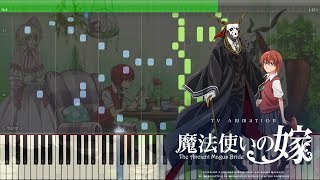 You  Mahoutsukai No Yome OP 2  魔法使いの嫁 OP 2 Piano Tutorial Midi  Sheet [upl. by Tildy528]