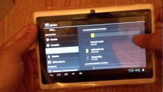 Tablet Q88 Android Unboxing Review [upl. by Yragerg]