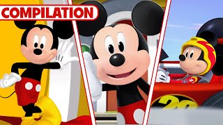 Every Disney Junior Mickey Mouse Theme Song  Clubhouse Funhouse Roadster Racers  disneyjr​ [upl. by Baily909]