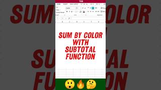 Subtotal Formula in Excel🔥😲 Data entry Tricks excel exceltricks data excelformula shorts [upl. by Atinob675]